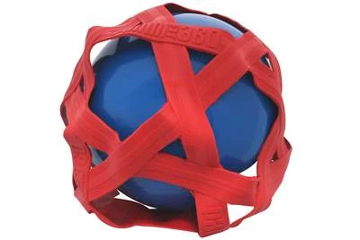 POSTEN BÖRSE Crossball PANINI FIT 360 blau rot Gr.3 Gummi Ball Bälle Freizeit Spiel Wasser