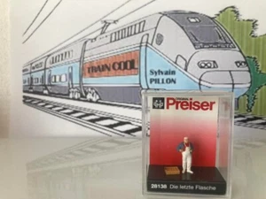 28138 PREISER BOITE DE PERSONNAGE HOMME AVEC UNE BOUTEILLE ECHELLE HO 1/87 - Imagen 1 de 1