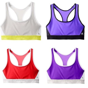 Sujetador deportivo Calvin Klein para mujer NUEVO Flex Motion Racerback bralette - Imagen 1 de 5
