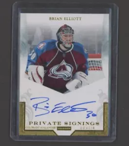 2011-12 Panini Private Signings Autograph #BE Brian Elliott - Picture 1 of 1