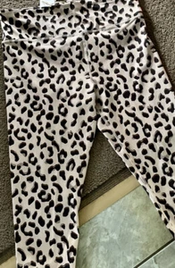 Leopard Active Wear Tights 16 NEW - Picture 1 of 6