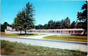 Vintage IN Postcard Walker Motel Cloverdale Indiana US 40 Roadside - Bild 1 von 2