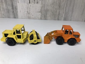 Equipo de construcción, cargador y rodillo vintage Majorette - Imagen 1 de 7