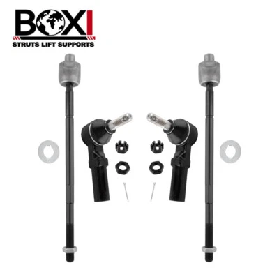 4x Front Inner Outer Tie Rod Ends For Saturn SC SL SW Series 1991-2002 - Image 1 of 4