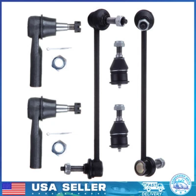 6x Barra estabilizadora delantera barra de amarre extremo rótula inferior para Ford Taurus 1996-2006 2007 Foto 1 de 4