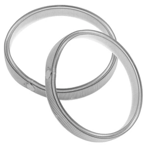 2 Pcs Sleeve Holders Cuffs Man Men and Women Suit Garters Elastic Alloy - Imagen 1 de 12