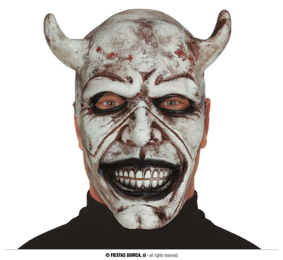 Maschera in lattice demone bianco - Immagine 1 di 1