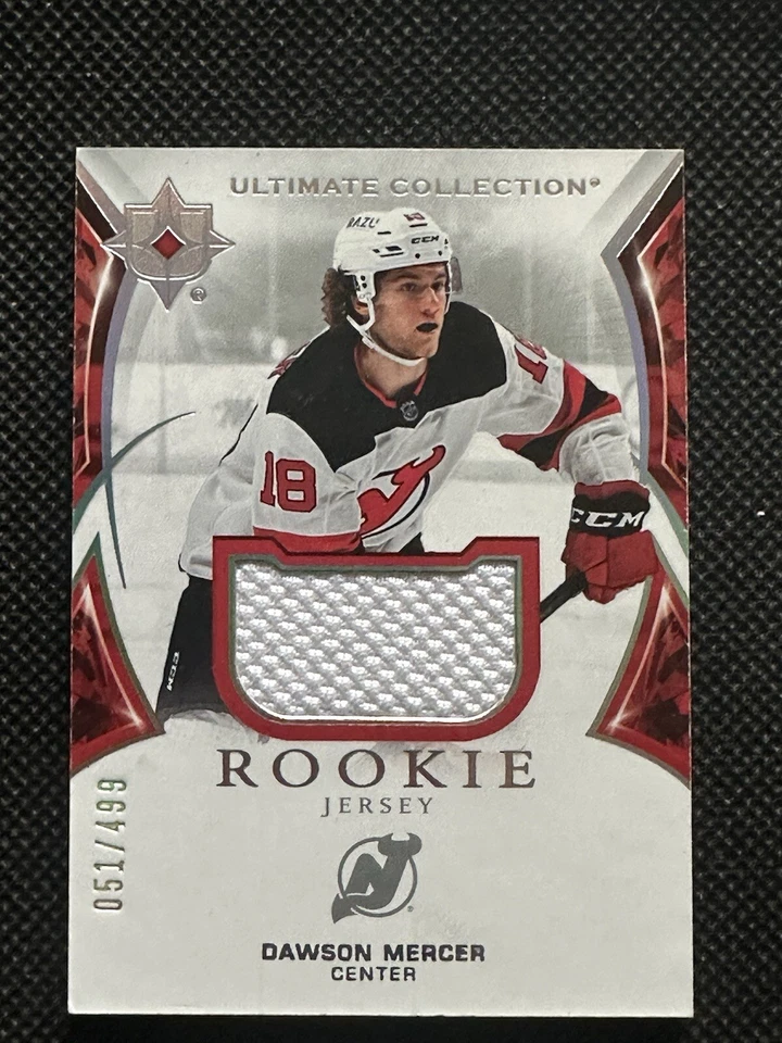 2021-22 Upper Deck Ultimate Collection - Ultimate Rookies Jersey #198 Dawson... - Image 1 of 2