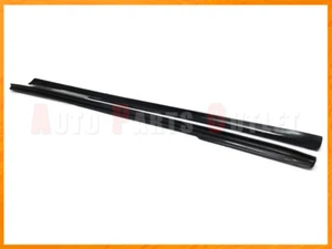 V Style Carbon Fiber Side Skirt Lip For 06-10 M-BENZ W219 CLS350 CLS550 AMG Only - Picture 1 of 2