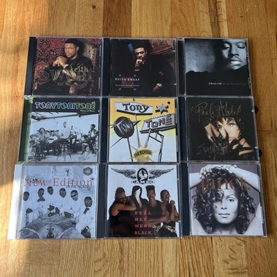 90-е R&B SOUL 9 CD лот-ДЖАНЕТ ДЖЕКСОН, КЕЙТ ПОТ, ДЖОННИ ГИЛЛ, НОВОЕ ИЗДАНИЕ, КАМЕЯ - Изображение 1 из 4