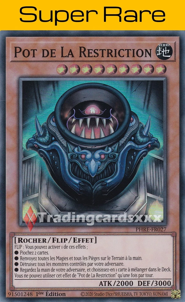 Yu-Gi-Oh! Pot de La Restriction : SR PHRE-FR027 - Photo 1/1