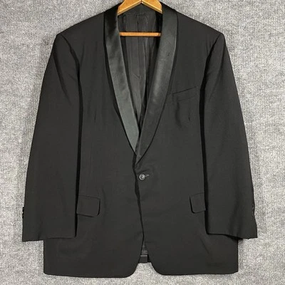 Chaqueta Esmoquin Rudofker Vintage Años 50 After Six Para Hombre Talla 43 S Cuello Chal Seda Foto 1 de 4