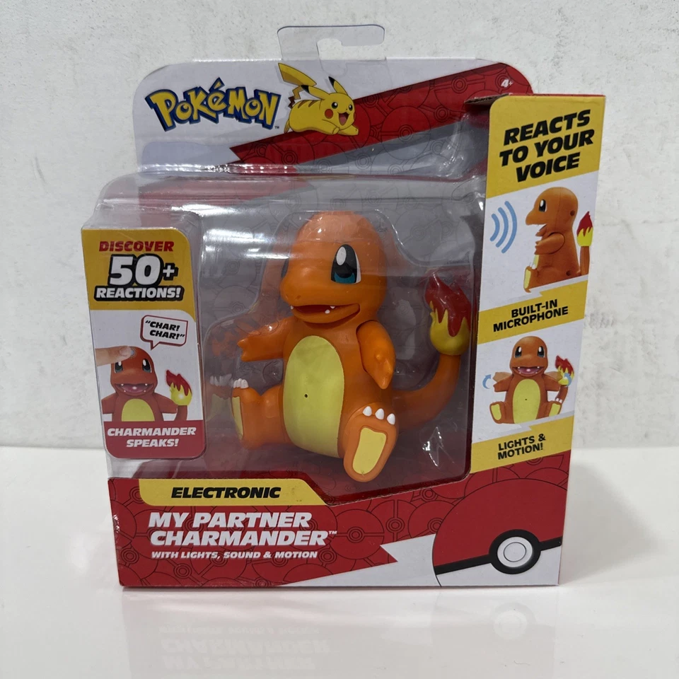 Pokemon My Partner Charmander boneco eletrônico interativo falante NOVO - Imagem 1 de 1