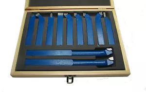 RDGTOOLS 11pc LATHE TURNING/BORING TOOL SET 12MM LATHES TURNING MILLING - Picture 1 of 3