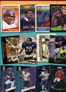 CHICAGO BEARS OLD AND NEW 50 DIFFERENT NFL FOOTBALL CARD LOT - Picture 1 of 6
