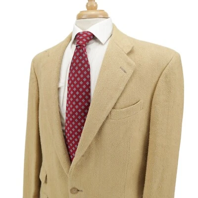 Blazer Abrigo Deportivo Polo Ralph Lauren Arena Seda Pesada Algodón Espiga 41L (41R) Foto 1 de 4