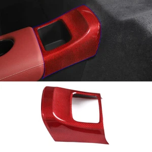Cubierta de compartimento de almacenamiento trasero de carbono rojo para Toyota Supra 2019-24 - Imagen 1 de 10