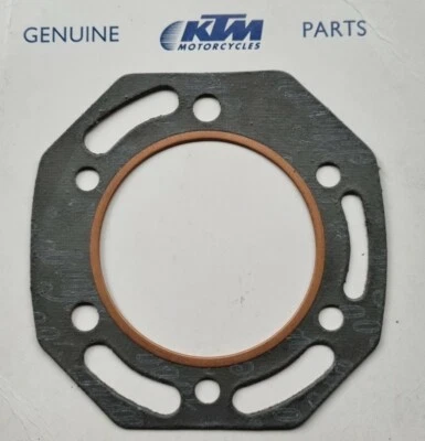 BRAND NEW GENUINE KTM 250cc MX 1983-1984 CYLINDER HEAD GASKET 54330036000 - Image 1 of 2