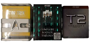 HD-DVD STAR TREK The Original Series Matrix Trilogy + T2 Terminator 2 Steelbook - Bild 1 von 22