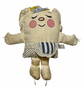Vintage 1985 Rock-A-Bye-Baby Pillow People Mini 8” Plush Very Hard To Find READ - Picture 1 of 7