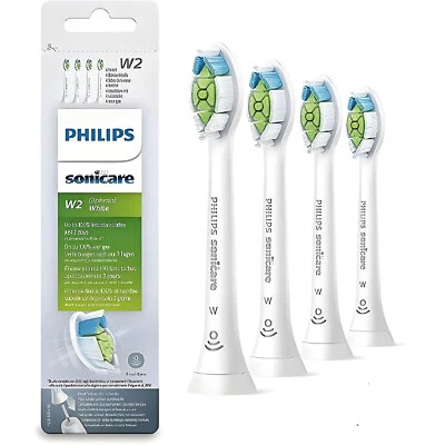 4X New Philips Sonicare Toothbrush Head W Optimal Replacement Head White