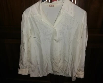 Camicia donna  pura seta vintage - Taglia S/M - Immagine 1 di 2