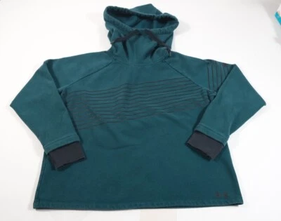 Under Armour Threadborne Cowl Neck Hoodie Sz L - Image 1 of 4