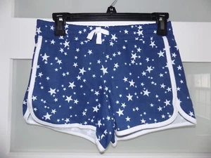 SO Shortie French Terry Navy Stars Dolphin Shorts Size XL (14/16) Girl's NEW - Picture 1 of 3