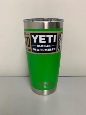 Canopy Green YETI® 20 Ounce RAMBLER® - Authentic Retired Color - Mag Lid - Image 1 of 3