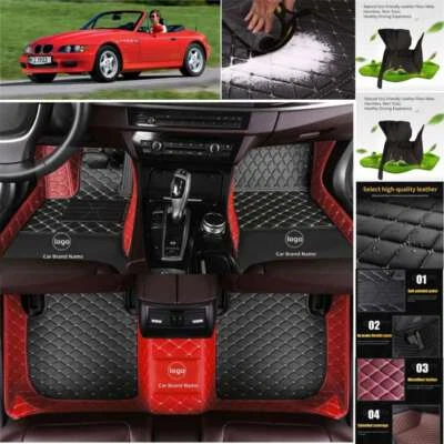 For BMW Z3 Z4 Car Floor Mats Luxury Waterproof Liners Carpets Cargo Customizable Foto 1 de 4