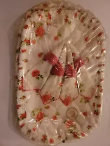 MCM Vintage G & W POLYESTER ROSE SET OF NAPKINS PLACEMATS AND NAPKIN RINGS... - Picture 1 of 7