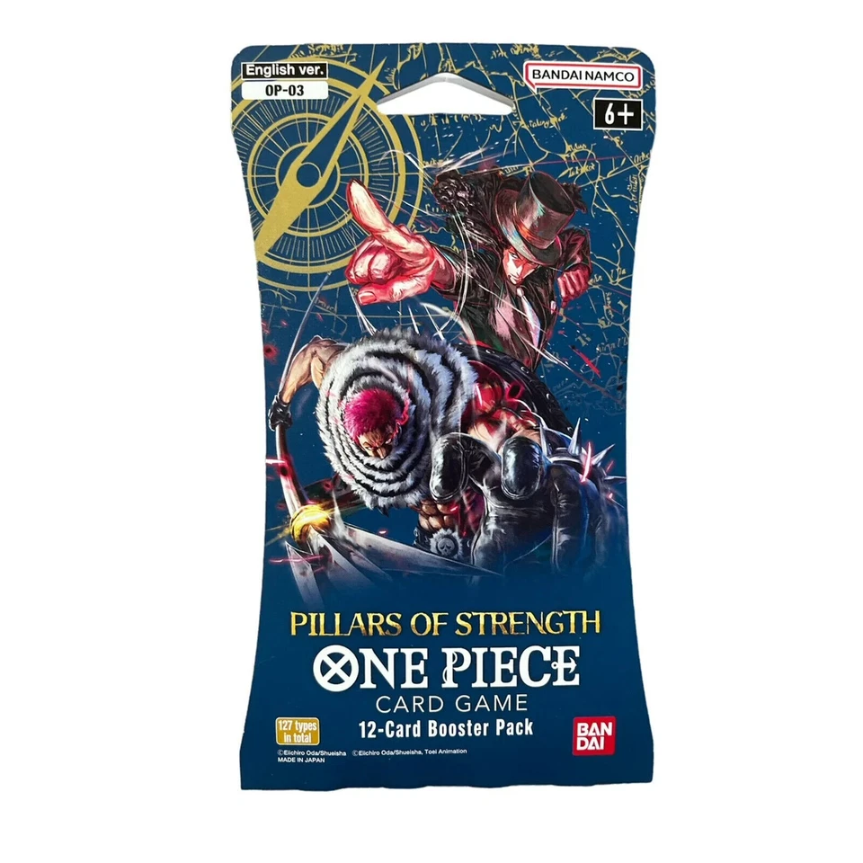 Bandai OP03 One Piece Pillars of Strength Booster Pack - 12 Cards