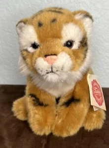 Hermann Teddy Collection 15cm Tigre Nuevo Con Etiquetas Adorable Peluche Peluche - Imagen 1 de 5