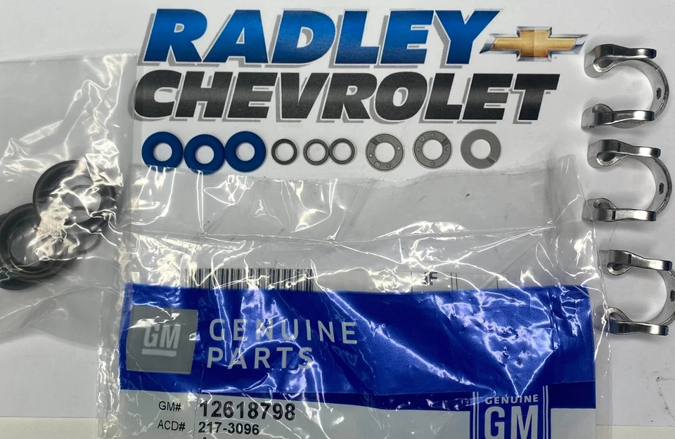 NUEVO KIT DE SELLO DE INYECCIÓN DE COMBUSTIBLE GM OEM - GENERAL MOTORS GMC 12618798 Foto 1 de 1