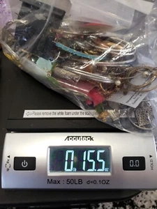 Costume Jewelry Lot - Paired Earrings - Almost 1 Pound - Picture 1 of 15