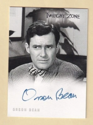 Twilight Zone 4 Science & Superstition 2005 autograph card A-82 Orson Bean - Image 1 of 2