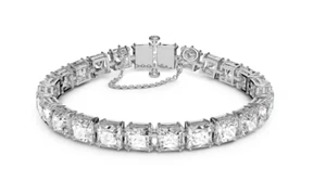 Swarovski - Millenia bracelet - Square cut, Small, White, Rhodium plated - Picture 1 of 1