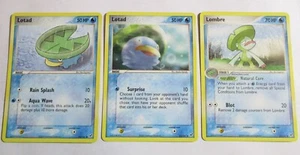 Carta Pokemon Lotad 35/107 63/107 & Lombre 34/107 EX Deoxys 3 - Foto 1 di 1