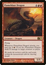 Flameblast Dragon Magic 2012 / M12 NM Red Rare MAGIC GATHERING CARD ABUGames