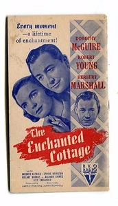 Vintage Booklet RKO DAILY REMINDER 1945 Movies Enchanted Cottage WW2 Red Cross - Picture 1 of 3