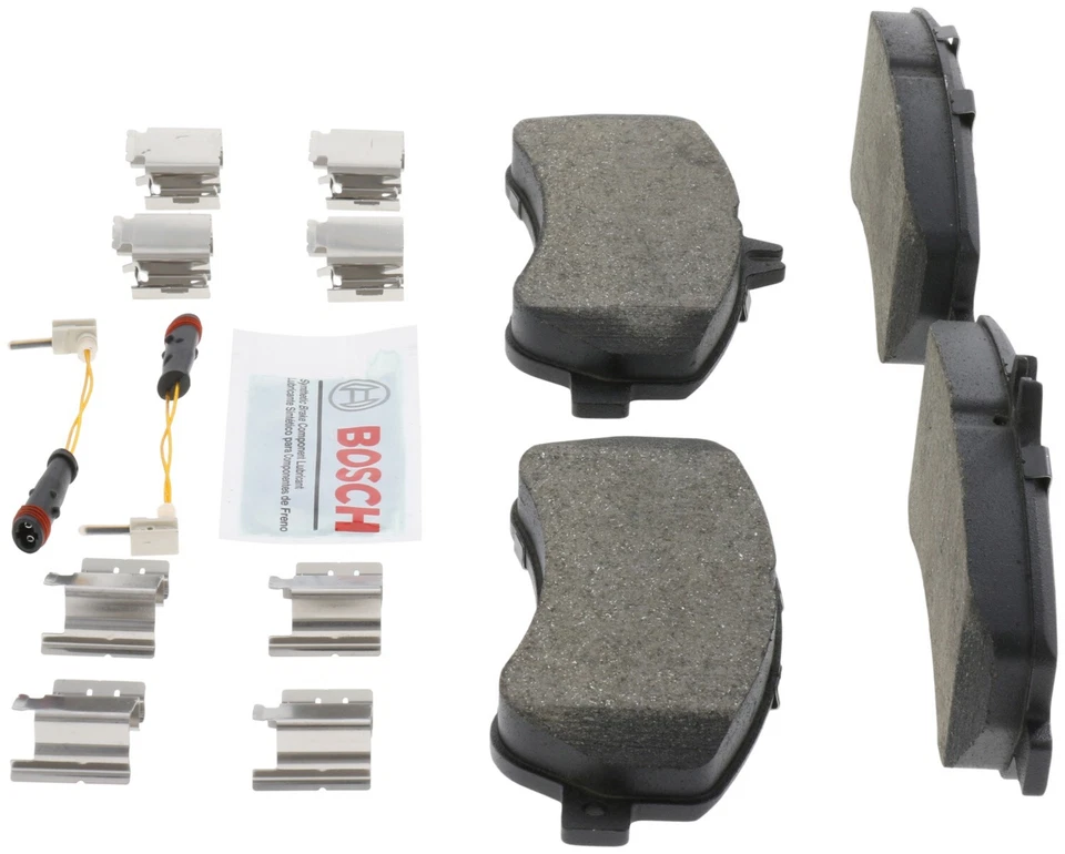 Pastillas de freno delanteras de cerámica Bosch QuietCast para Mercedes-Benz GLK350 2011 2010-2015 Foto 1 de 4