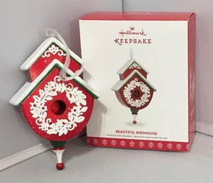 Hallmark Beautiful Birdhouse Series 2nd  2017  Keepsake Ornament NIB - Picture 1 of 5