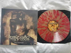 ROTTING CHRIST SLEEP OF THE ANGELS 12"BEER WITH OPAQUE RED SPLATTER VINYL NEW - Picture 1 of 2