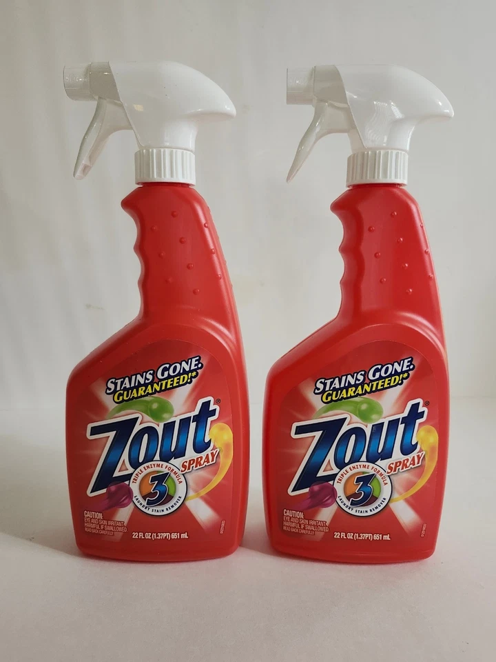 Dial 12 Bottles Zout 22 Oz Triple Enzyme Liquid Stain Remover Cleaner Dia 37813