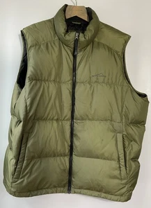 Gilet piumino d'oca premium Eddie Bauer uomo taglia 2XL blu full zip imbottito - Foto 1 di 7