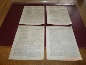 GIRLS FRIENDLY SOCIETY G.F.S. CHICHESTER DIOCESAN LEAFLETS 1917 x 4 *MEGA RARE* - Picture 1 of 14