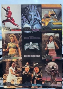 1995 Power Rangers The Movie Uncut 9 Card Promo Sheet Fleer Ultra Cards - Picture 1 of 3