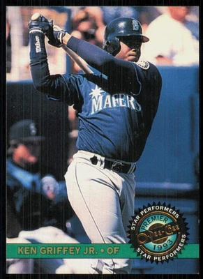 1993 O-Pee-Chee Star Performers Foil Ken Griffey Jr. Seattle Mariners #9 - Image 1 of 2