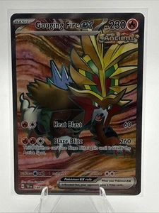 2024 Pokemon Scarlet & Violet Temporal Forces Gouging Fire ex #188/162 - Picture 1 of 2