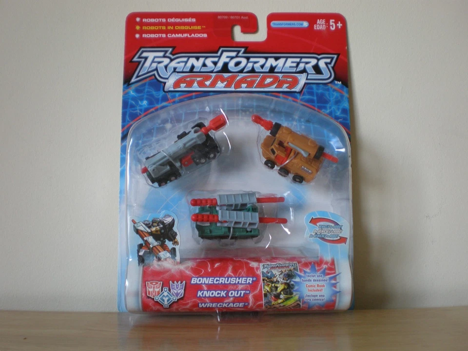 Hasbro Transformers: Armada - Bonecrusher, Knock Out Wreakage Mini-cons Action Figure